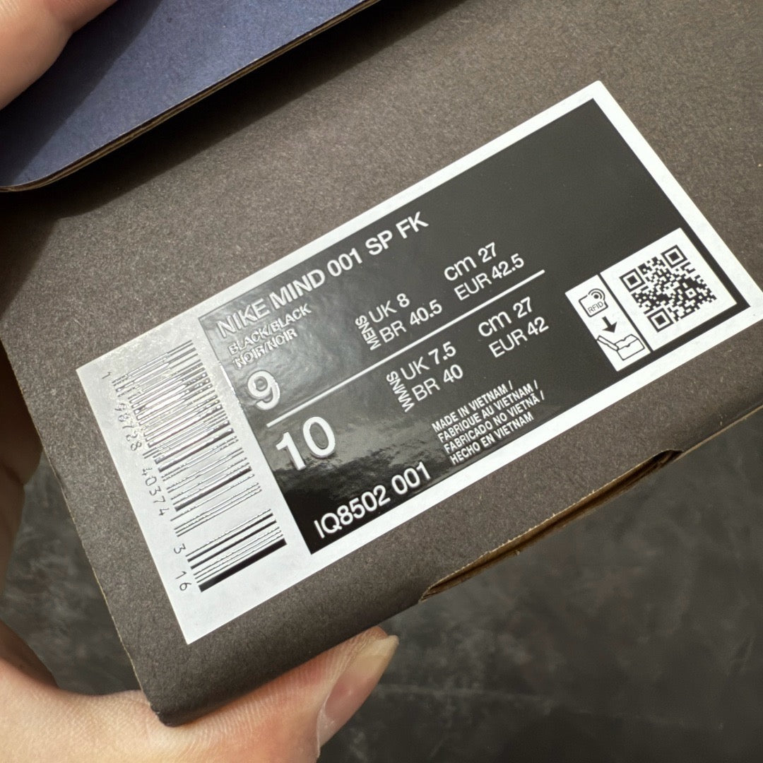 Nike Mind 001 Slide Fragment Black IQ8502-001