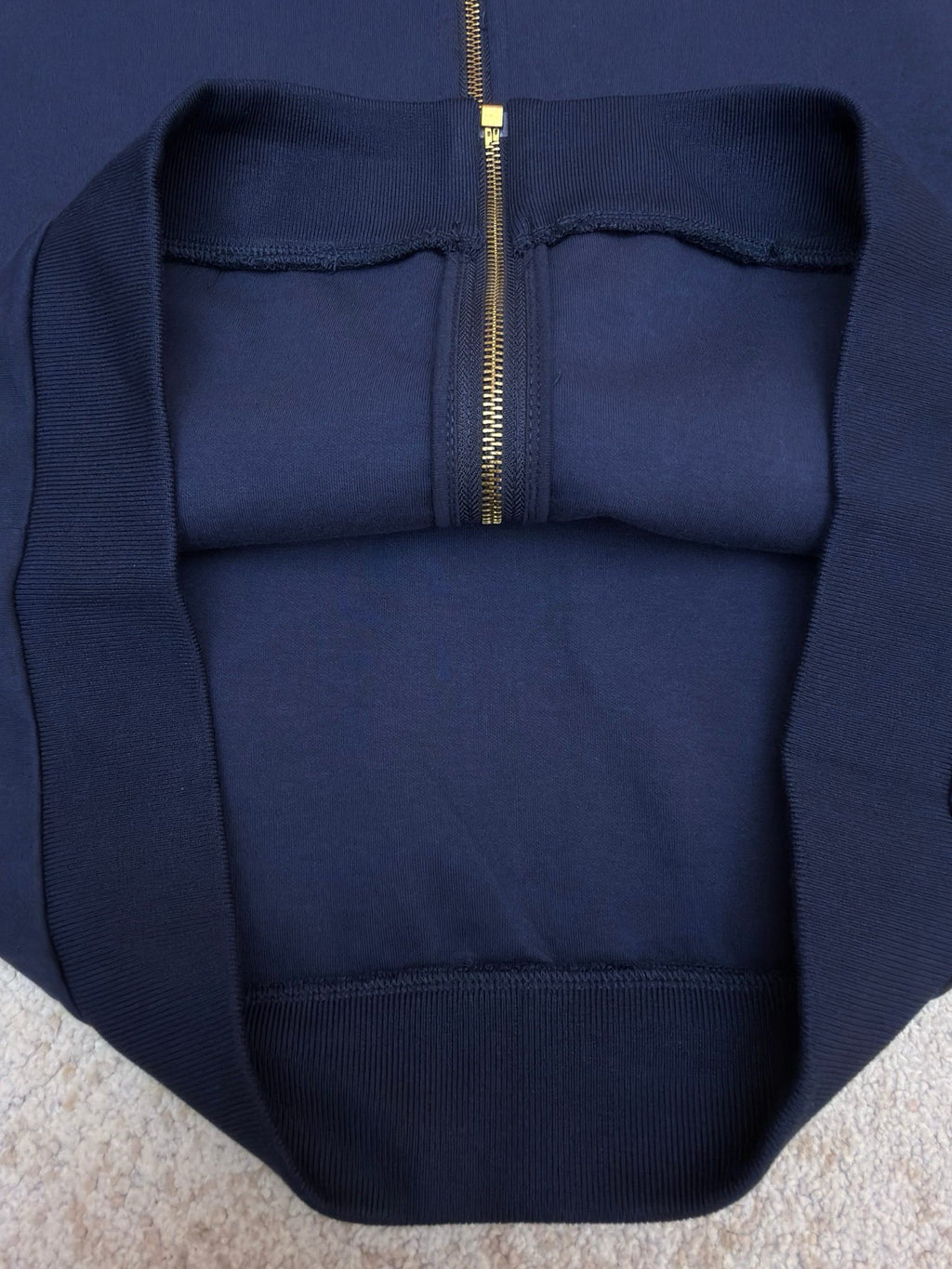 LV 1AK7KB Zippered Hoodie With Signature
