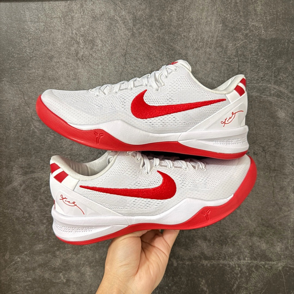 Nike Kobe 8 Protro TB Promo White University Red HM6469-101