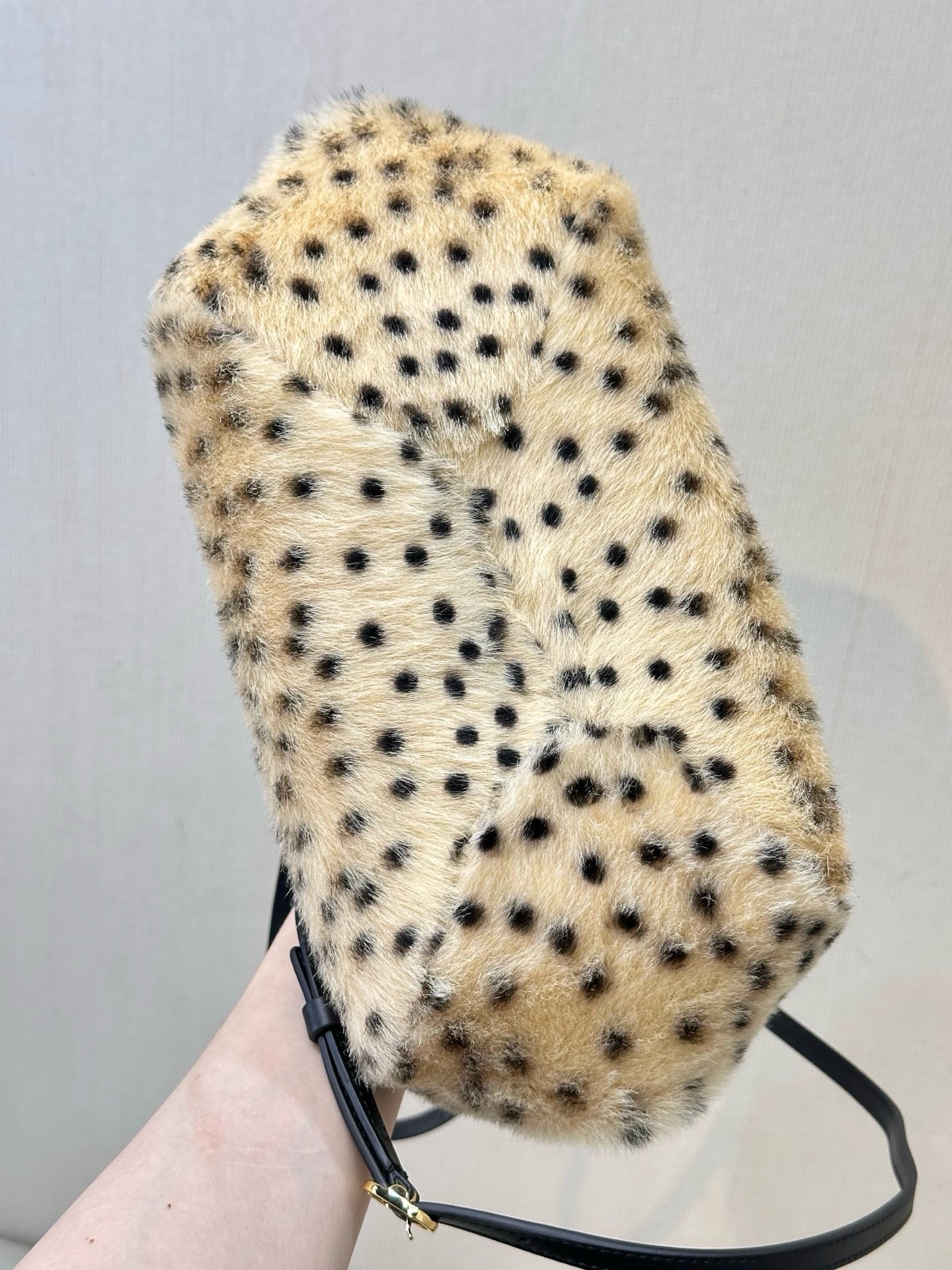 Chanel Pony Hair Cheetah Print Pretty CC Clutch With Strap