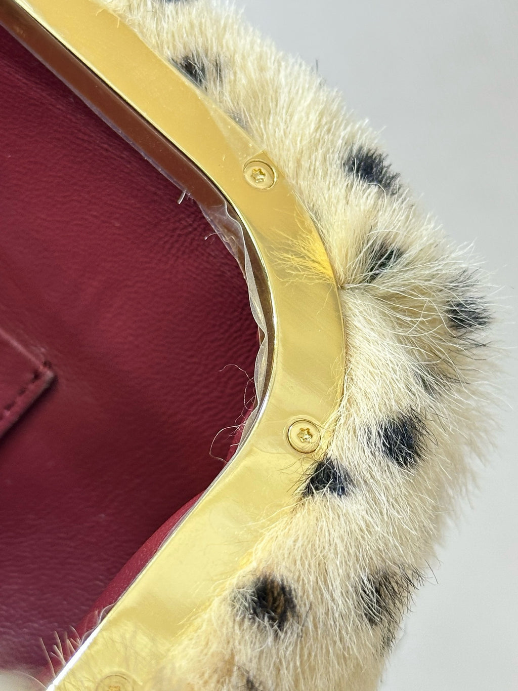 Chanel Pony Hair Cheetah Print Pretty CC Clutch With Strap