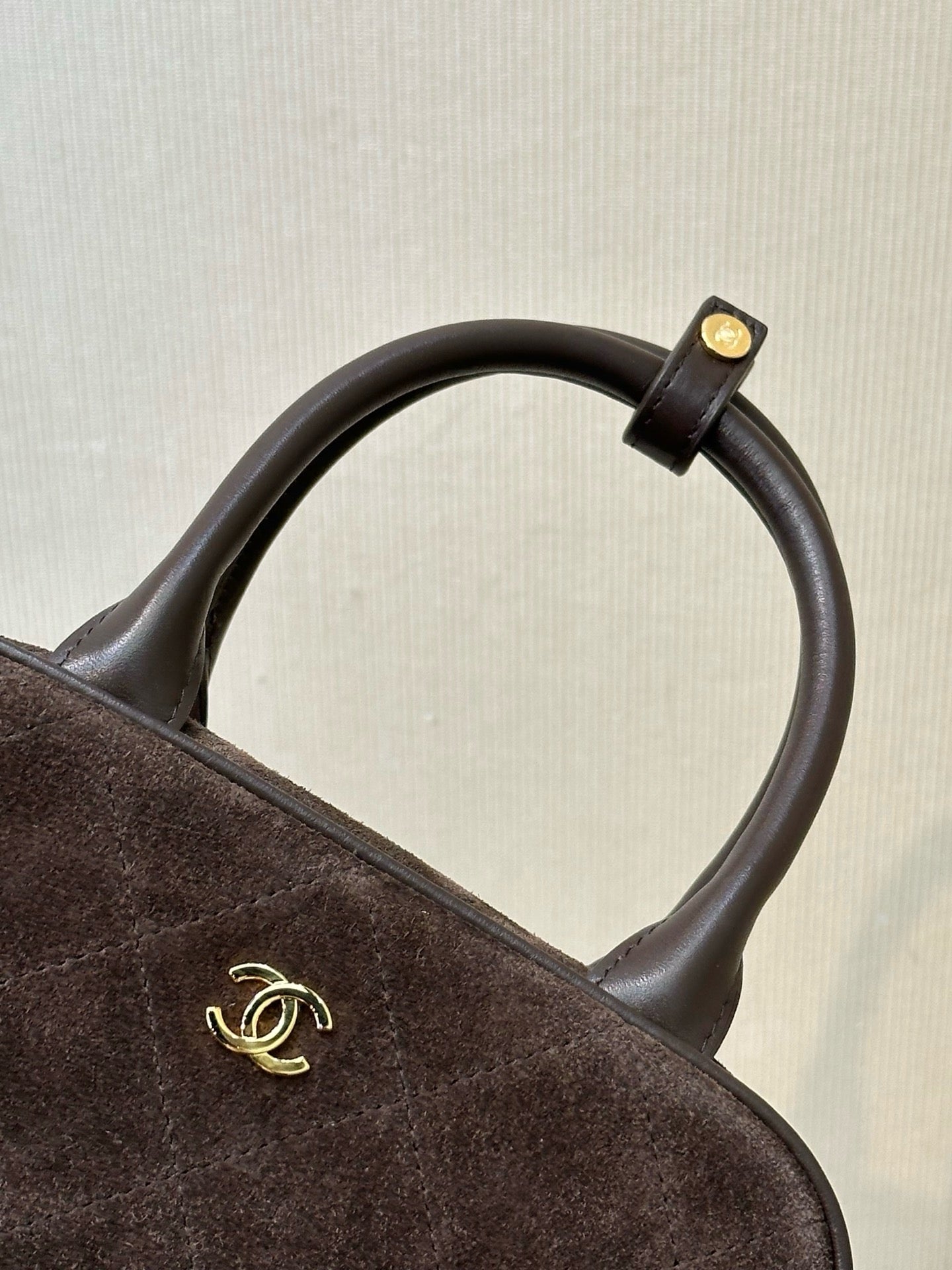 Chanel Clutch With Leather Strap in Suede AP5528