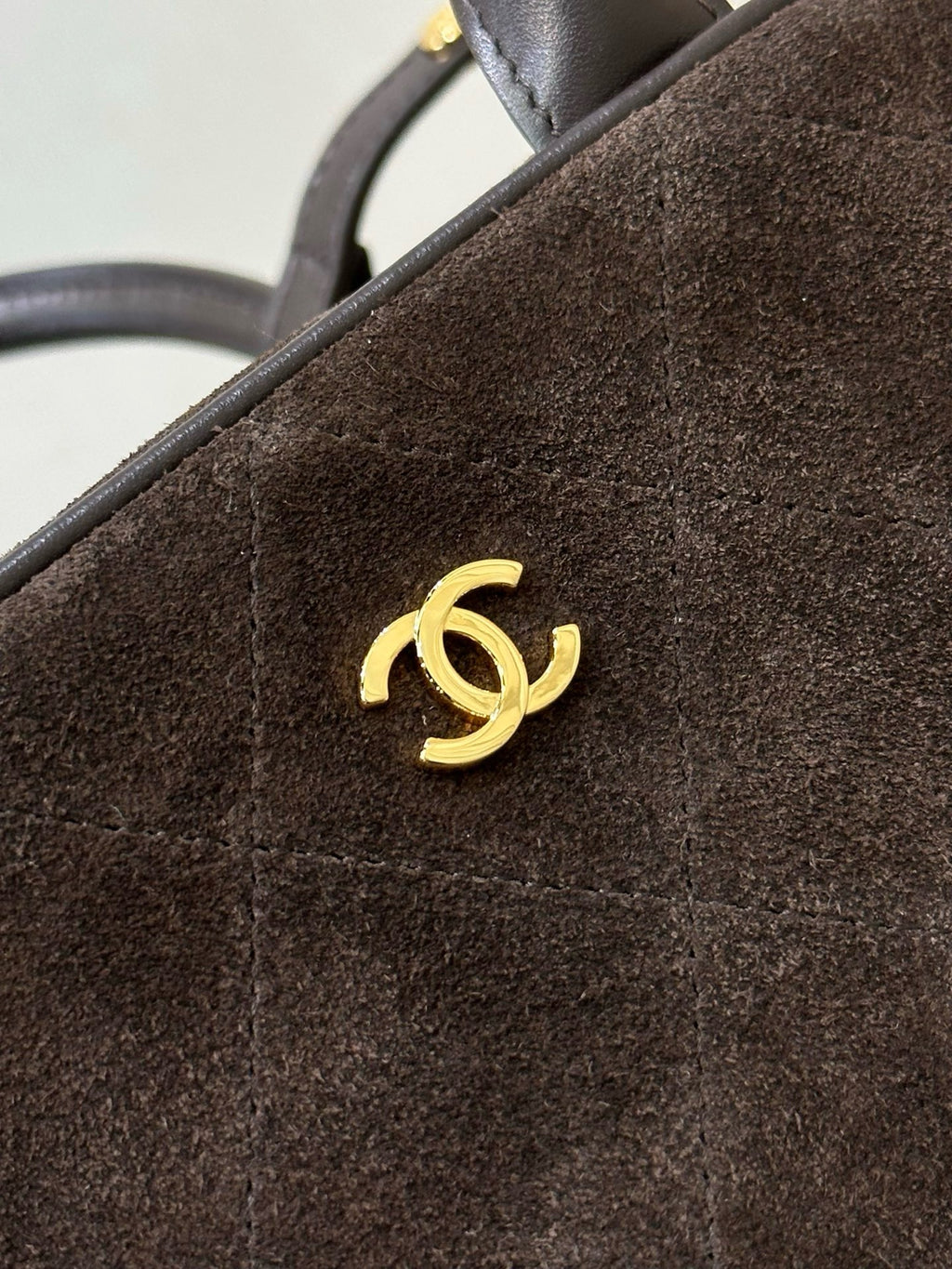 Chanel Clutch With Leather Strap in Suede AP5528