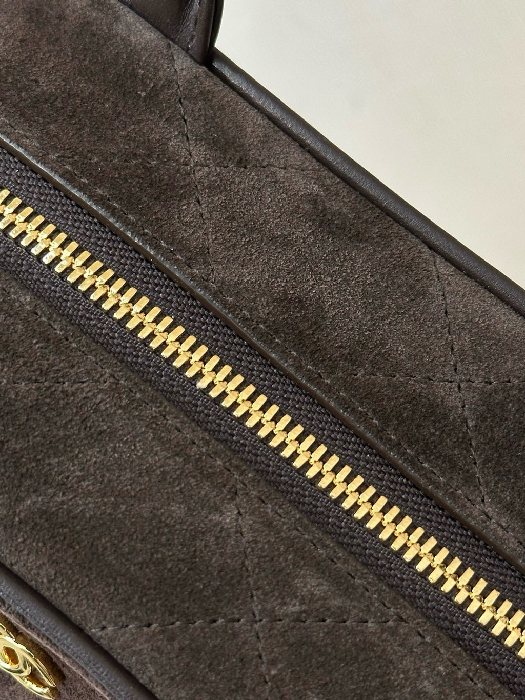 Chanel Clutch With Leather Strap in Suede AP5528