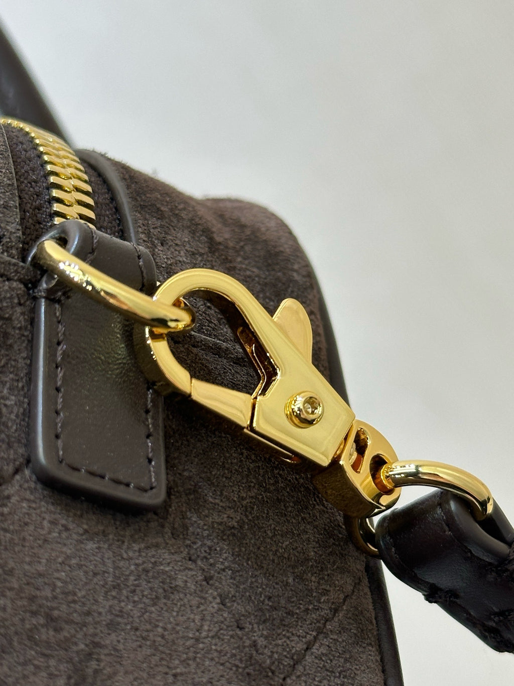 Chanel Clutch With Leather Strap in Suede AP5528