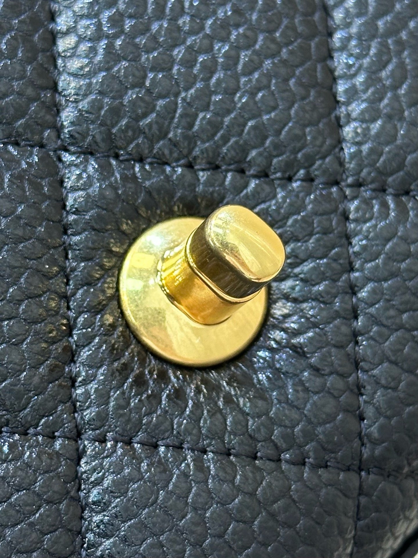 Chanel Mini Flap Bag in Grained Shiny Calfskin