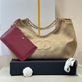 Chanel Maxi Cabas Hobo Bag in Suede