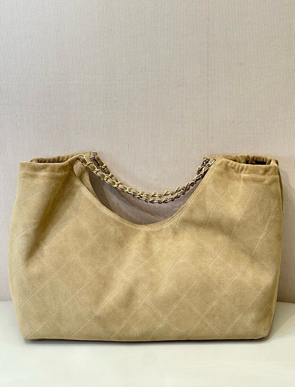 Chanel Maxi Cabas Hobo Bag in Suede