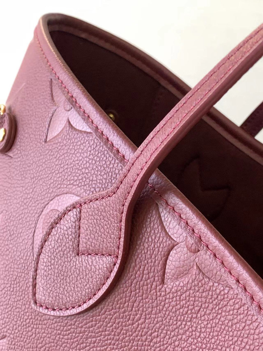 LV Neverfull MM In Embossed Monogram Empreinte Leather M25855