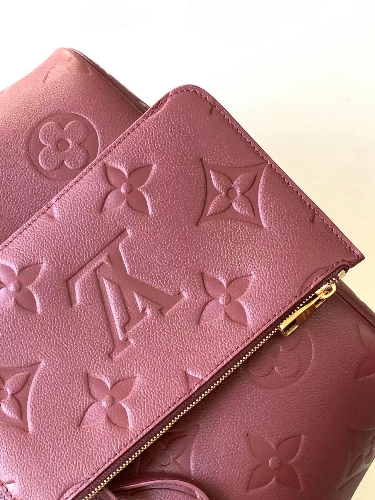 LV Neverfull MM In Embossed Monogram Empreinte Leather M25855