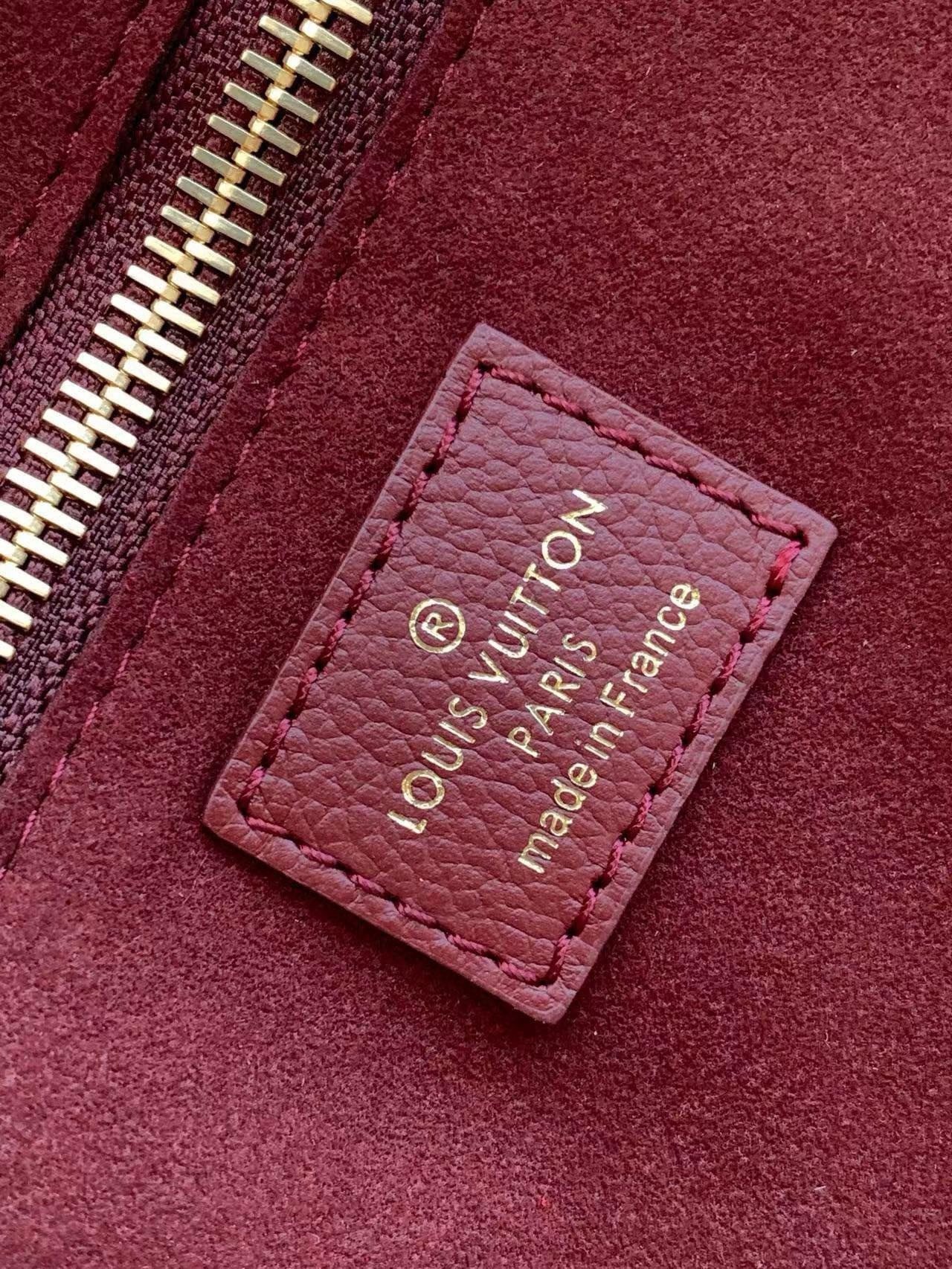 LV Neverfull MM In Embossed Monogram Empreinte Leather M25855