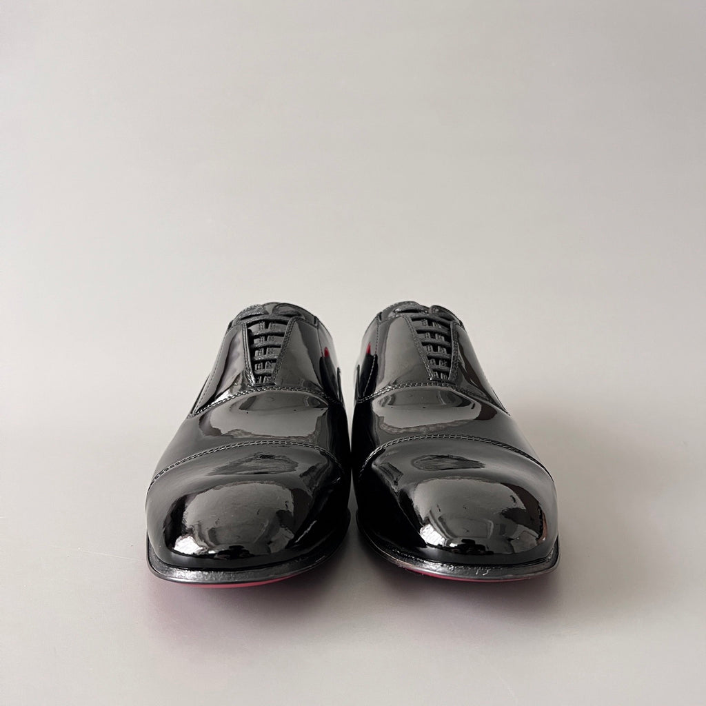 Christian Louboutin Oxford Shoe in Patent Calf Leather