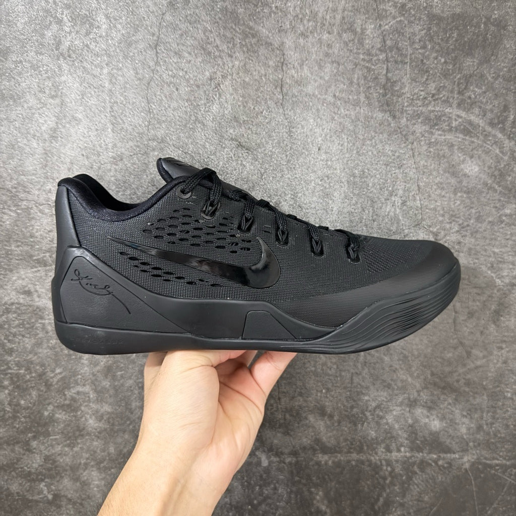 Nike Kobe 9 Elite Low EM Protro TB Triple Black IH5095-002