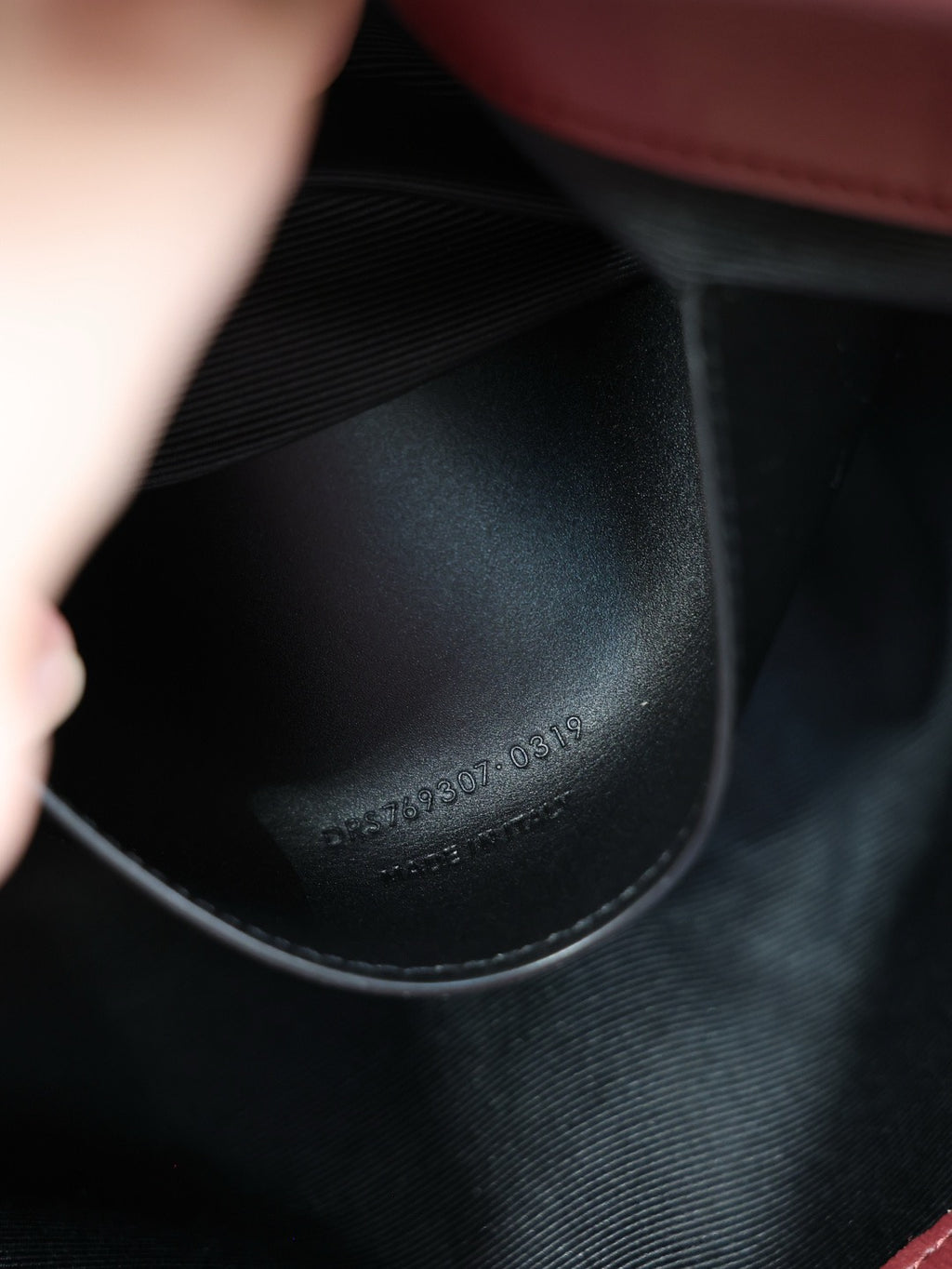 Saint Laurent Cassandre Large Envelope Pouch in Shiny Leather