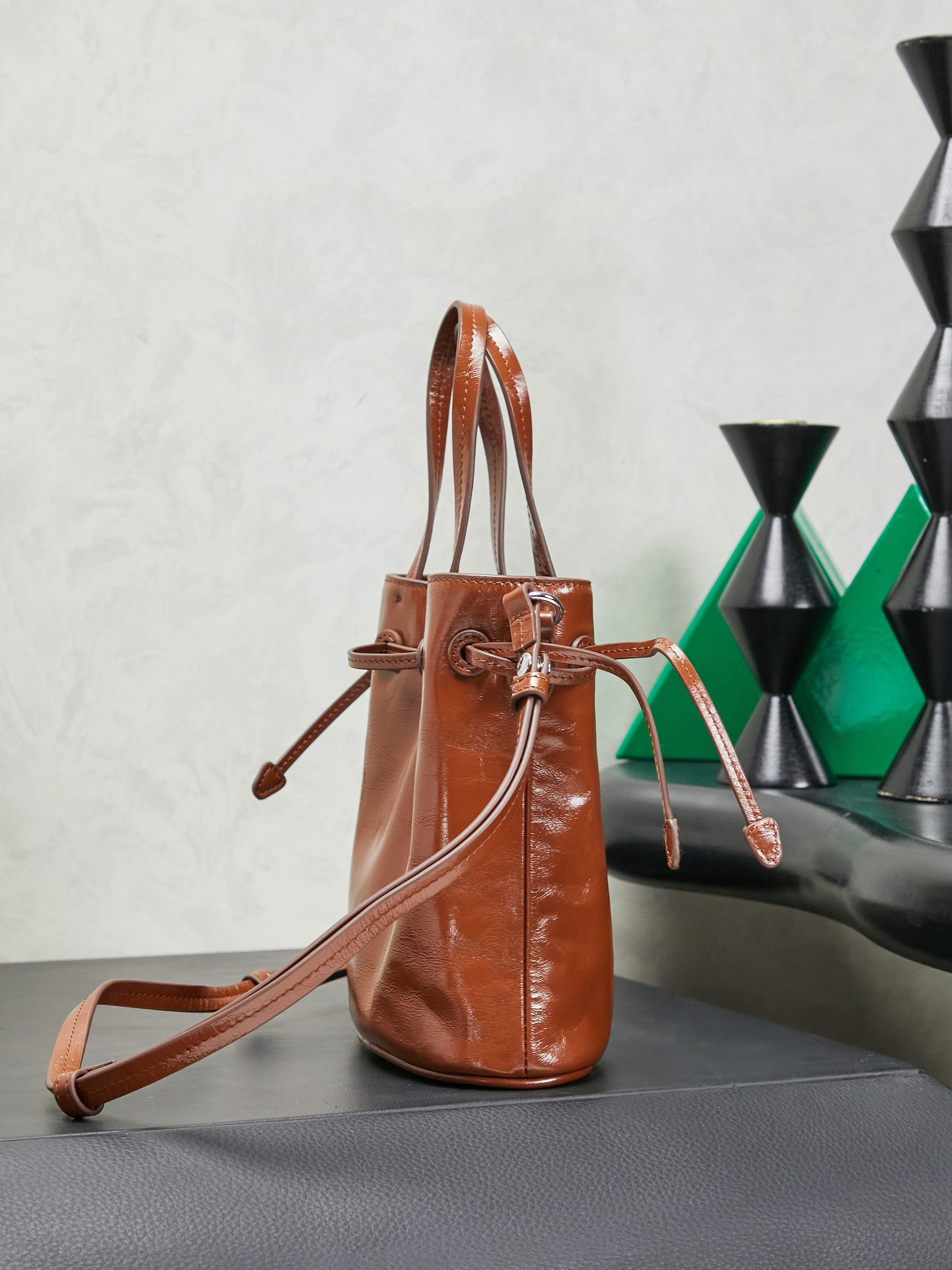 Miu Miu Shiny Leather Pouch