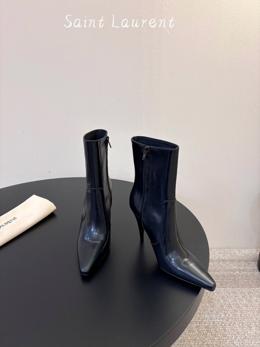 Saint Laurent Jane Ankle in Calfskin