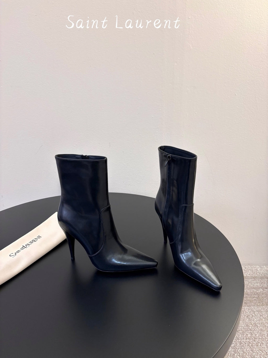 Saint Laurent Jane Ankle in Calfskin