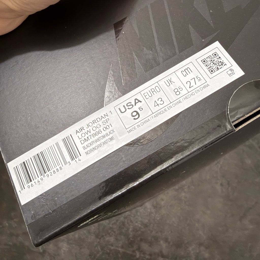 Jordan 1 Low Travis Scott Black Phantom DM7866-001