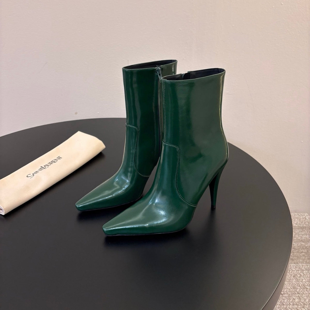 Saint Laurent Jane Ankle in Calfskin