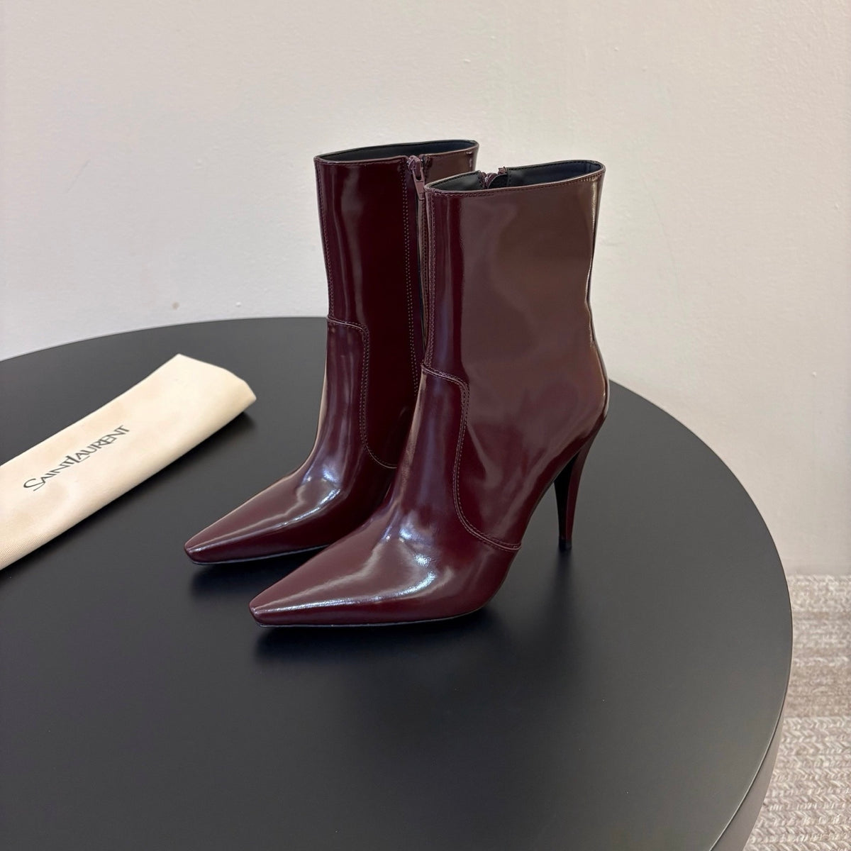 Saint Laurent Jane Ankle in Calfskin