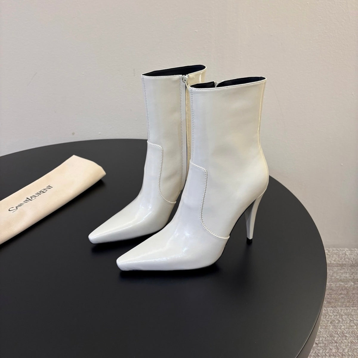 Saint Laurent Jane Ankle in Calfskin
