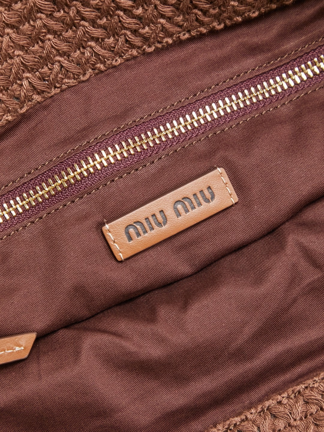 Miu Miu Raffia-Effect Woven Tote Bag 5BG228
