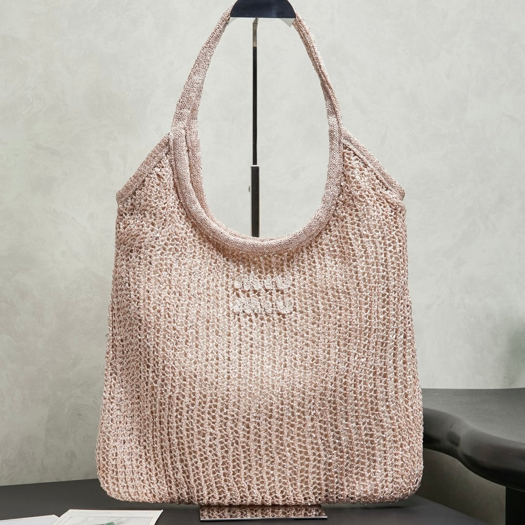 Miu Miu Ivy Sequin Mesh Bag