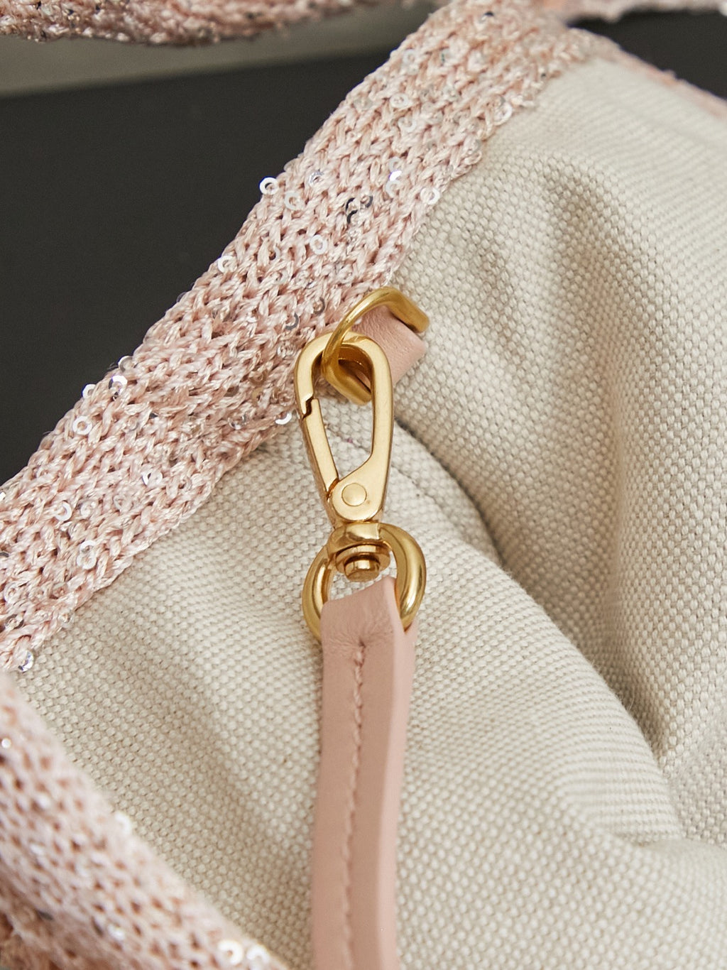 Miu Miu Ivy Sequin Mesh Bag