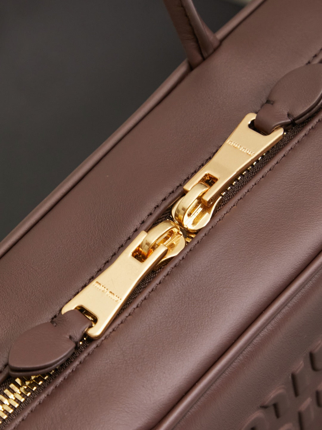 Miu Miu Medium Beau Leather Top-Handle Bag