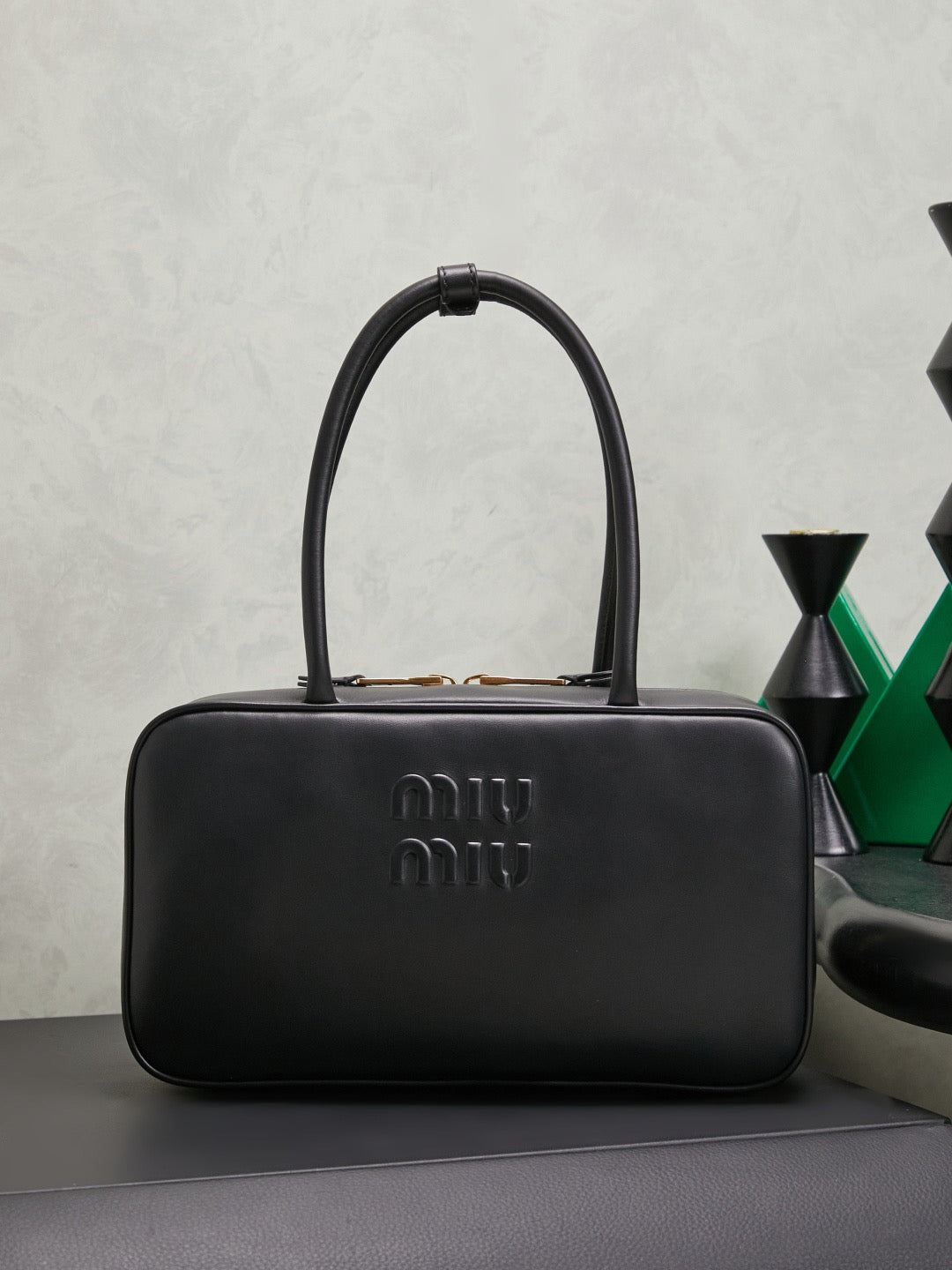Miu Miu Medium Beau Leather Top-Handle Bag