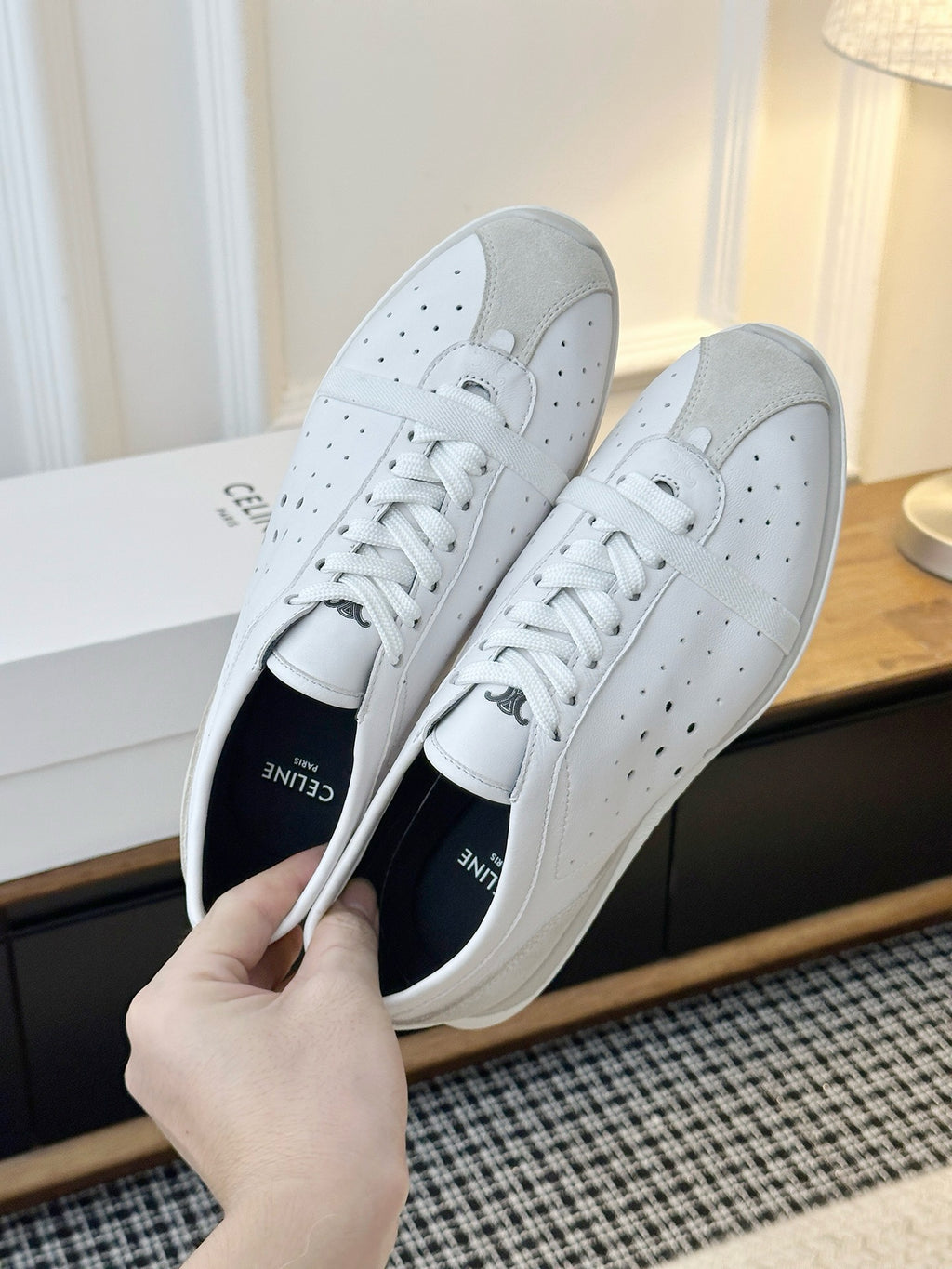 Celine Soft Sneaker In Stretch Lambskin
