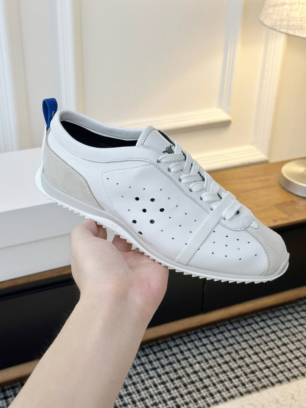 Celine Soft Sneaker In Stretch Lambskin