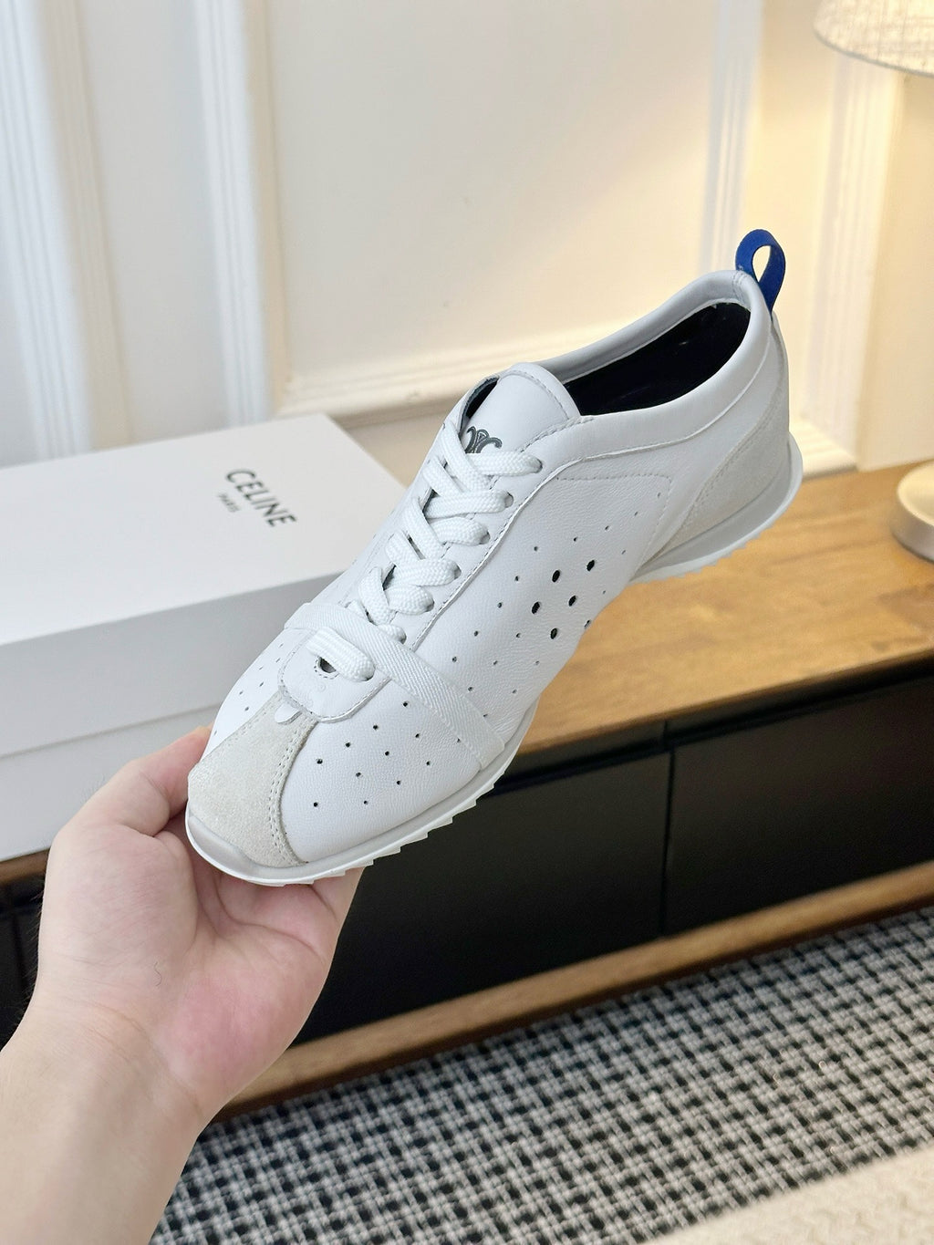 Celine Soft Sneaker In Stretch Lambskin