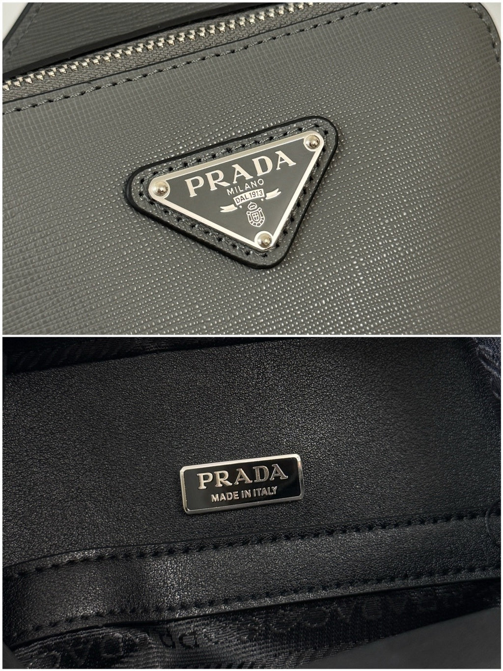 Prada Brique Saffiano Leather Bag