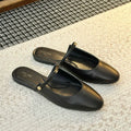 Celine Macaron Mule In Goatskin