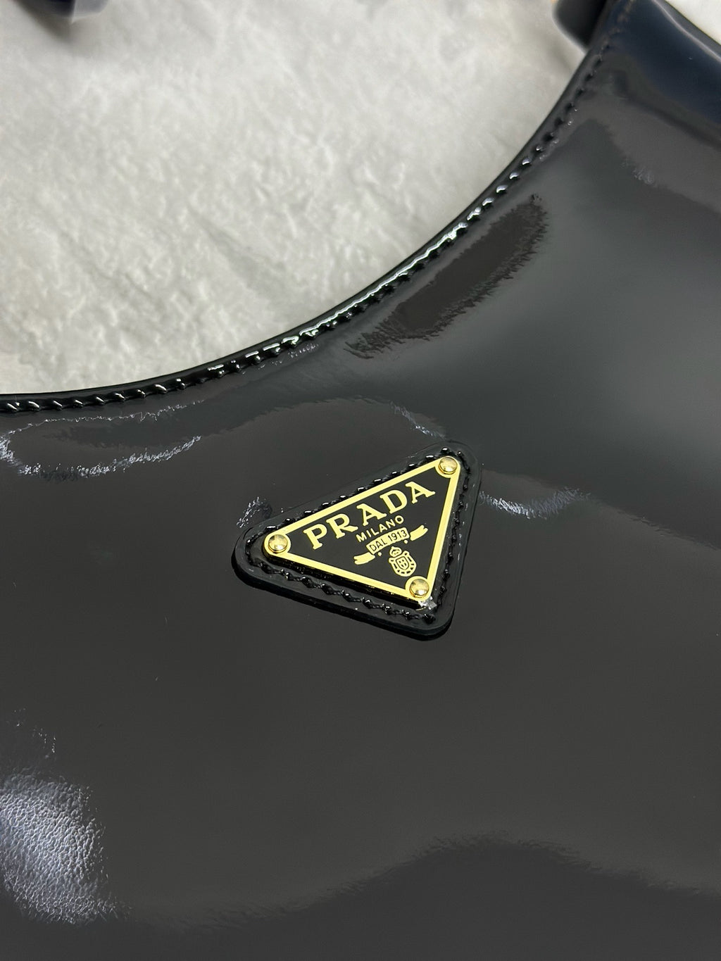 Prada Cleo Bag in Patent Leather 1BC169
