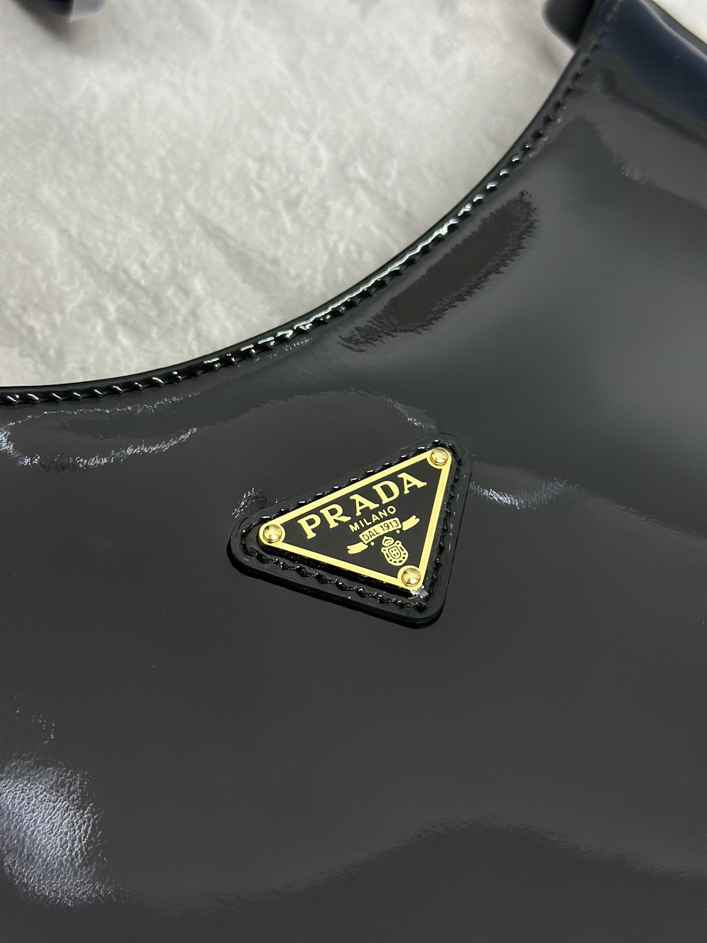 Prada Cleo Bag in Patent Leather 1BC169