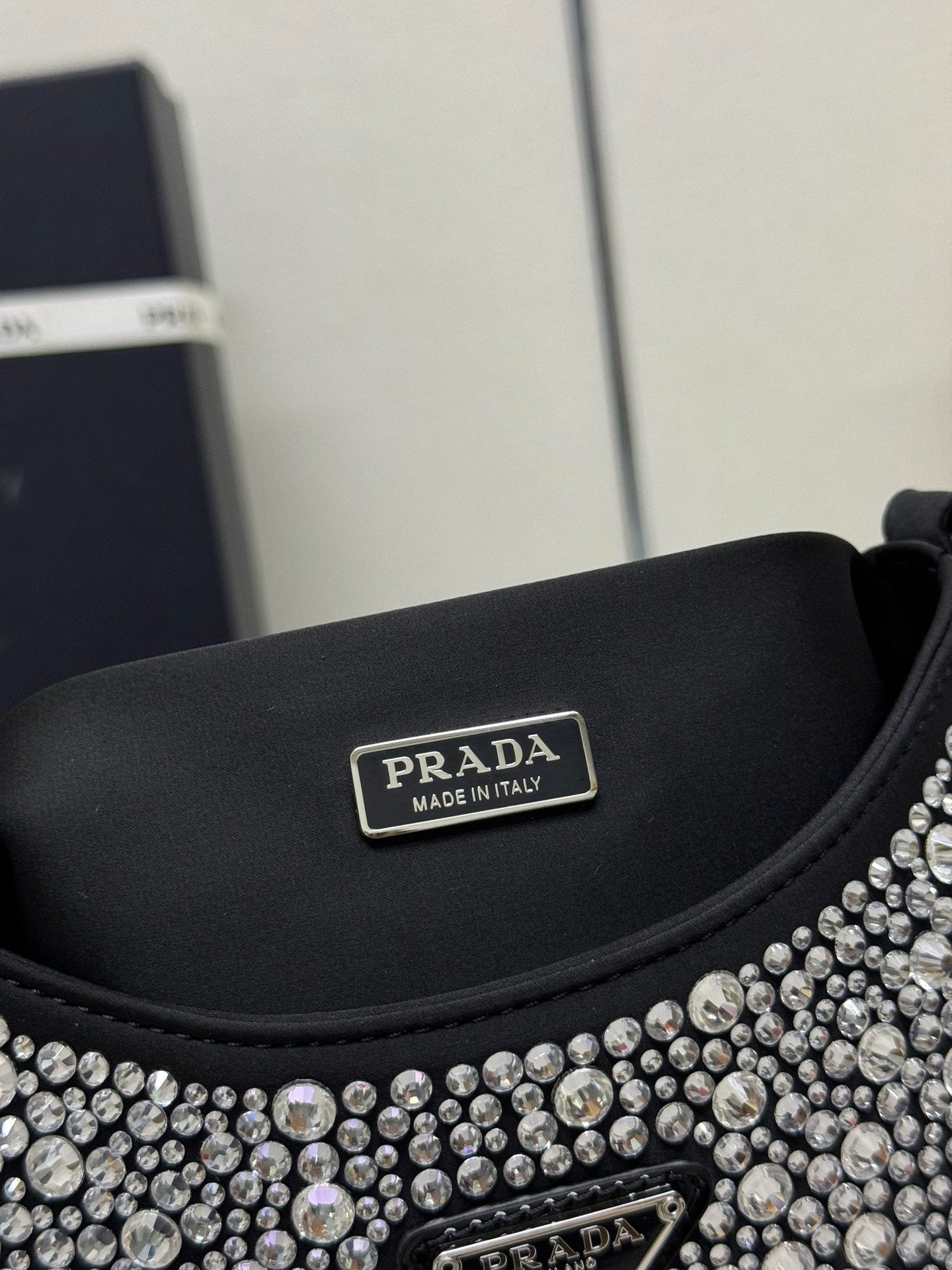 Prada Cleo Bag with Crystals 1BC169