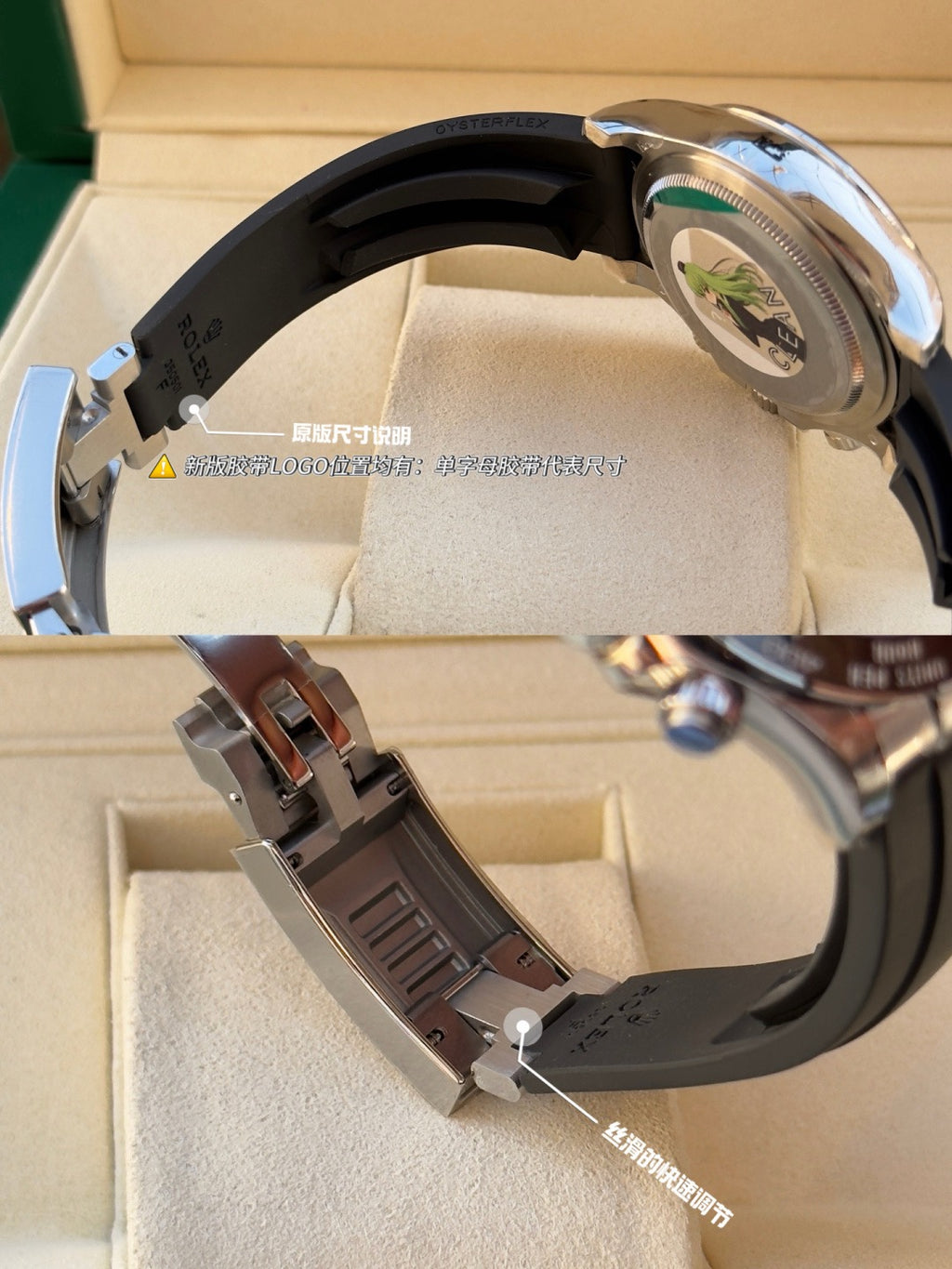 Rolex Daytona 126519LN-0006 40MM 904L Stainless Steel Rubber Strap Slate Dial