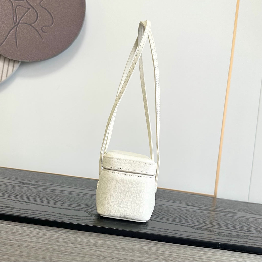 Chanel Preppy Coco Long Vanity with Straps in Grained Shiny Calfskin