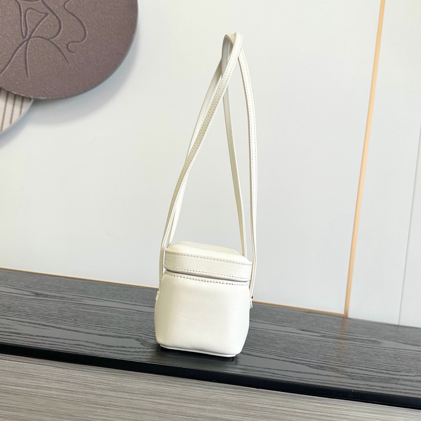 Chanel Preppy Coco Long Vanity with Straps in Grained Shiny Calfskin