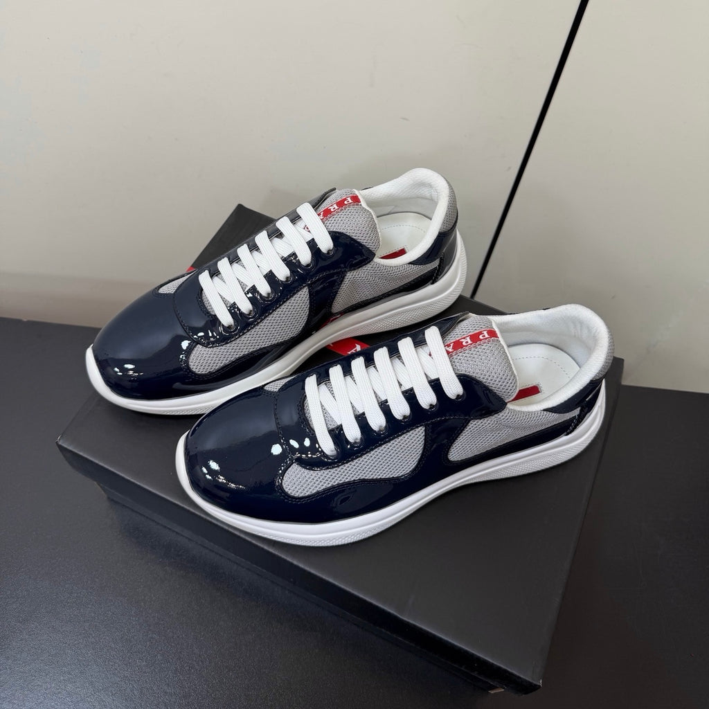 Prada America's Cup Sneaker in Patent Leather