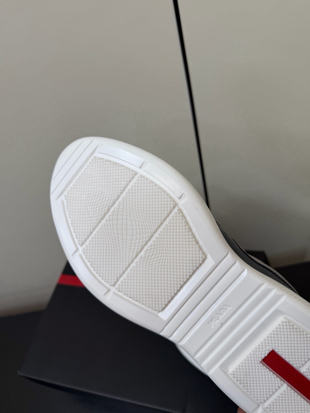 Prada America's Cup Sneaker in Patent Leather