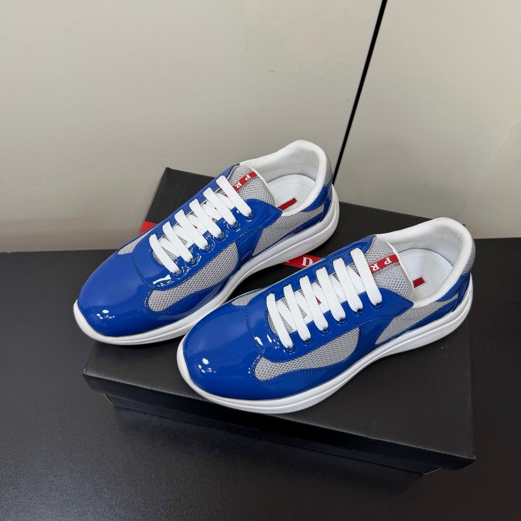 Prada America's Cup Sneaker in Patent Leather