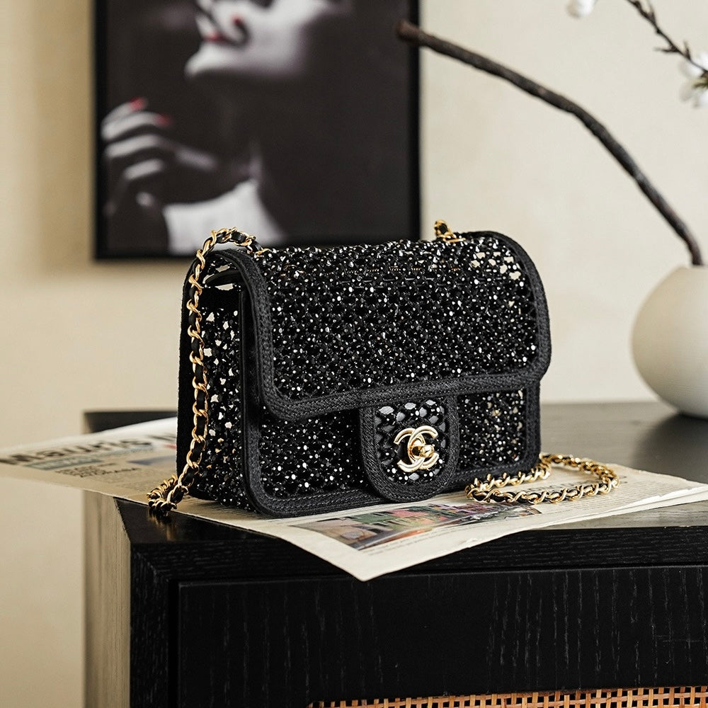 Chanel Small Flap Bag in Mesh AS6353