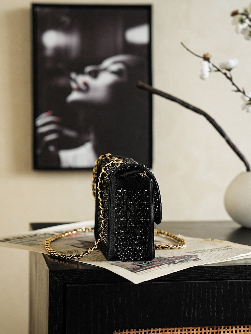 Chanel Small Flap Bag in Mesh AS6353