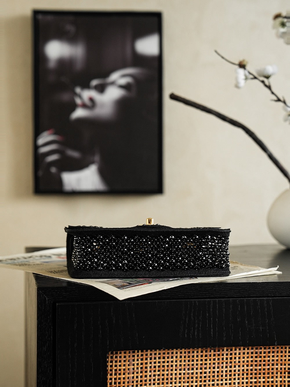 Chanel Small Flap Bag in Mesh AS6353