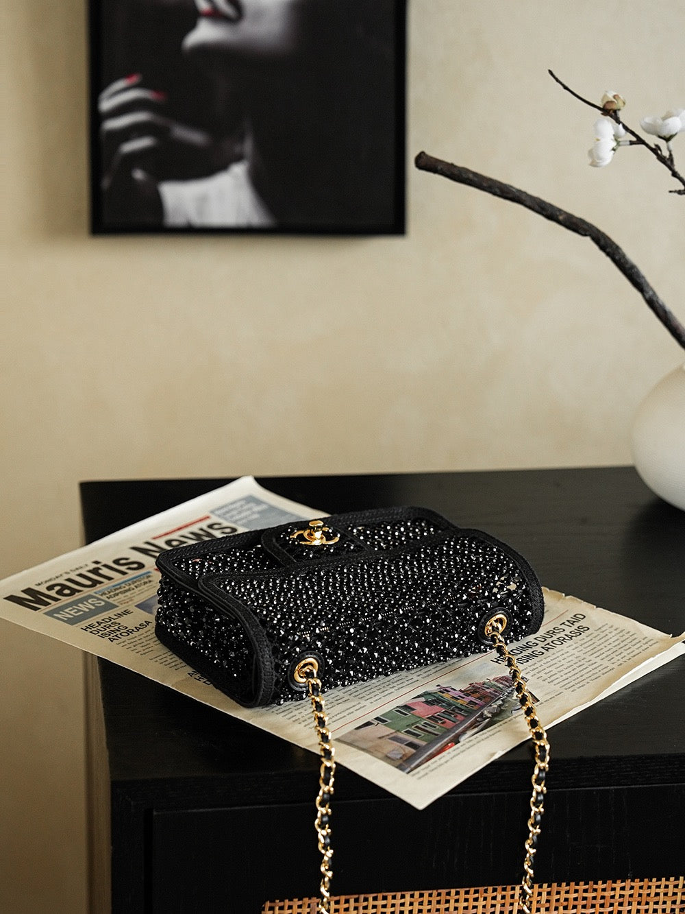 Chanel Small Flap Bag in Mesh AS6353