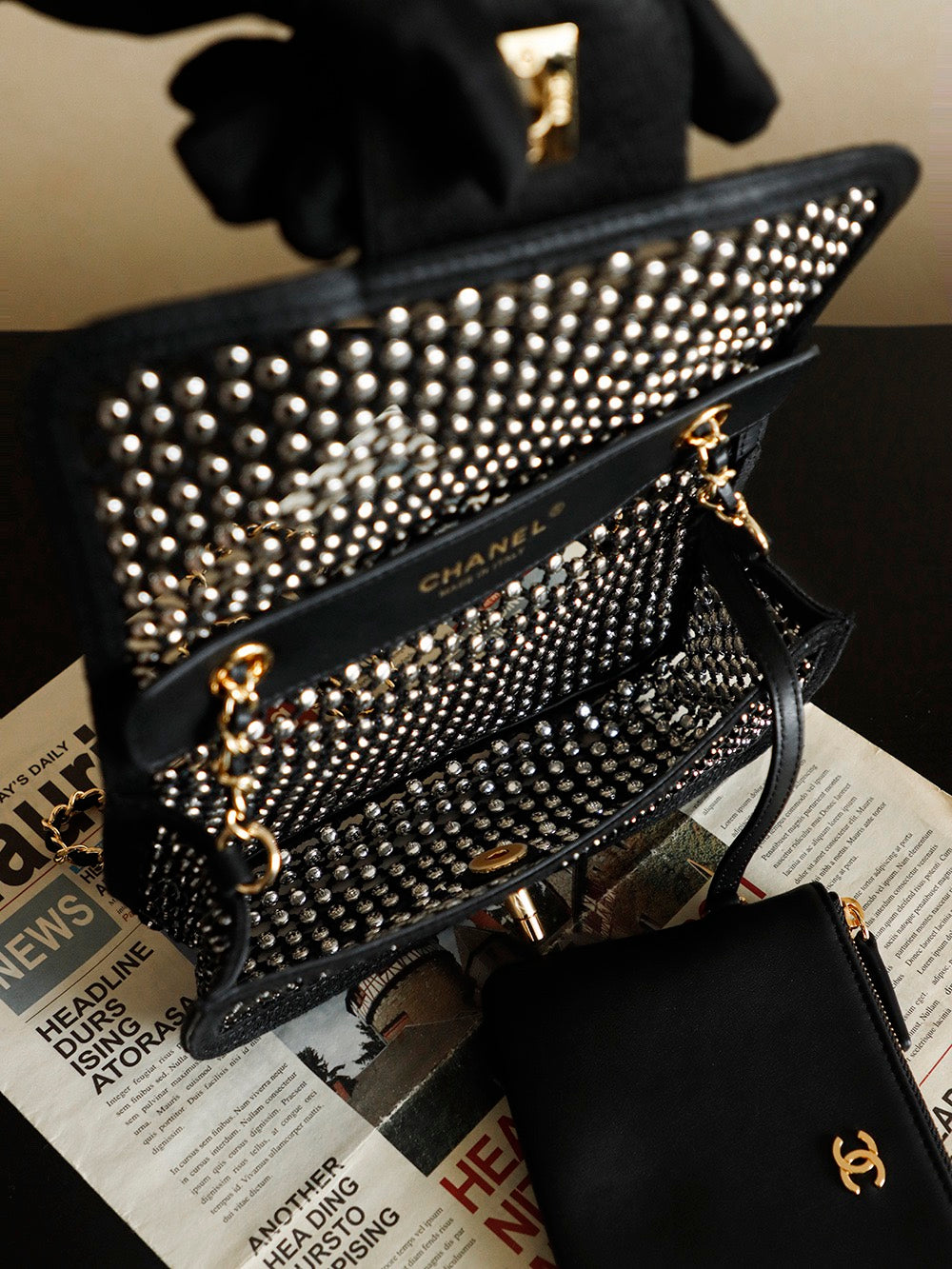 Chanel Small Flap Bag in Mesh AS6353
