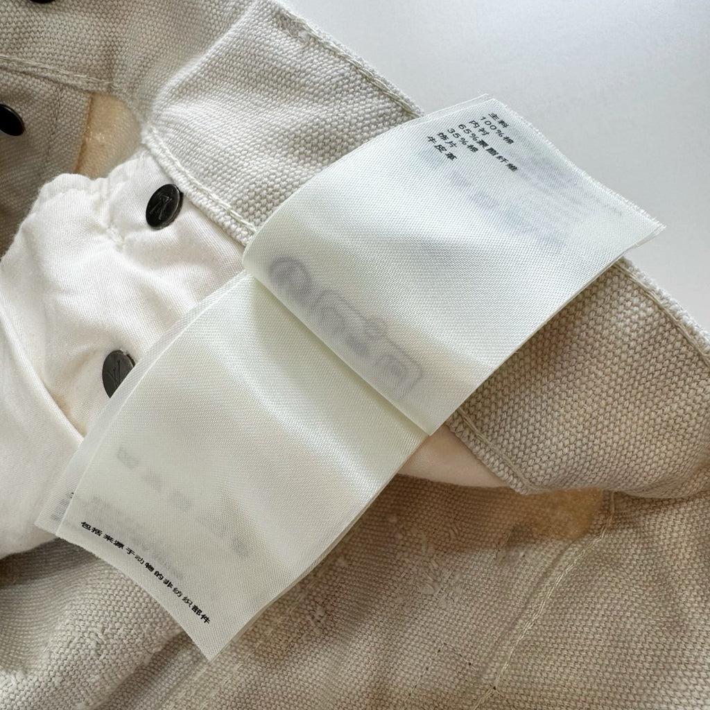 LV 1AKOHX Monogram Needle-Punched Denim Skate Pants
